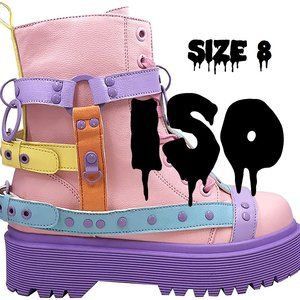 ISO - SIZE 8  STRANGE CVLT Prismatic Disorder Boot